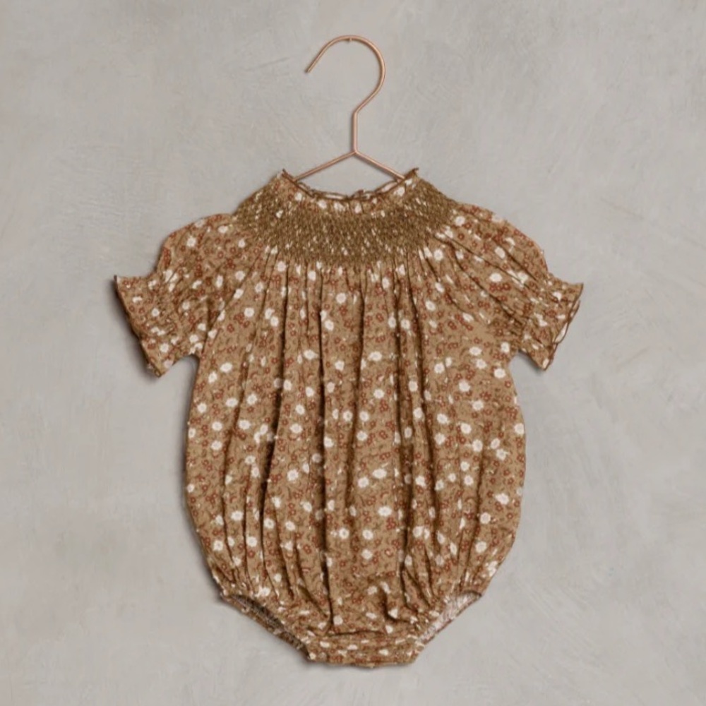 Noralee Maddie Romper Golden Meadow